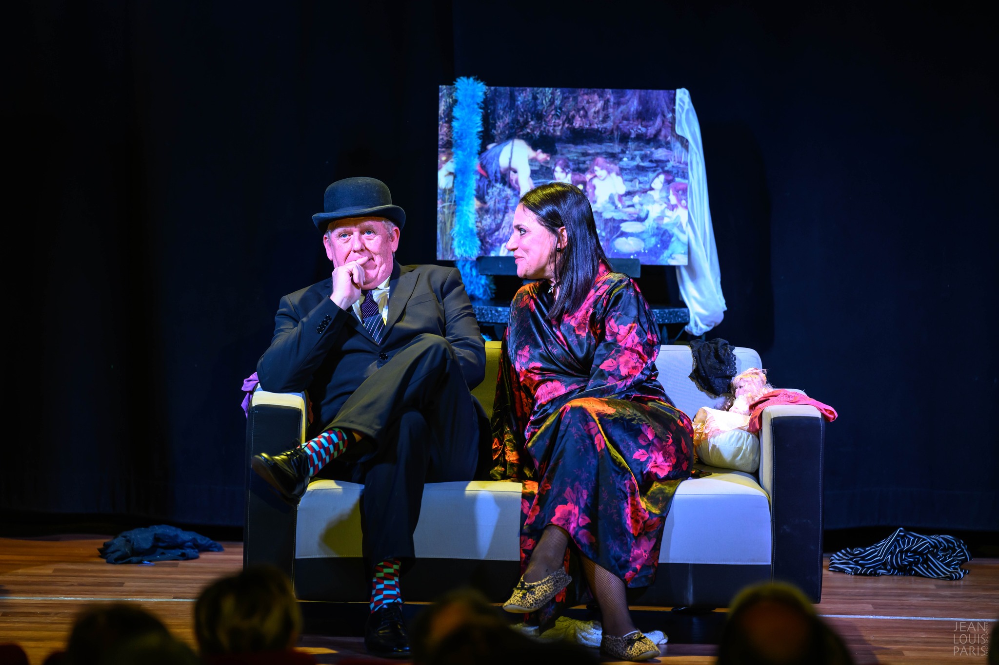Comédie de théâtre, ma femme la tienne la notre