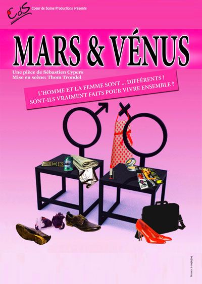 Comédie "Mars et Vénus" en tournée dans toute la France Comédie "Mars et Vénus" en tournée dans toute la France