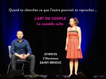 Les dernières places promo pour la comédie culte sur votre couple à Saint-Brieuc, profitez-en vite:...